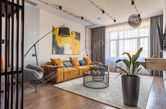 Дизайнерская квартира, 103 м², Санкт-Петербург, Василеостровский район, Наличная ул., д.26, к.6