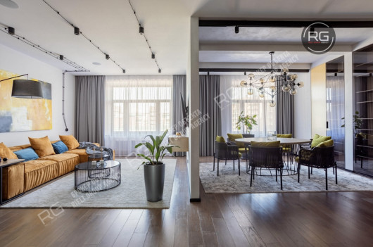 Дизайнерская квартира, 103 м², Санкт-Петербург, Василеостровский район, Наличная ул., д.26, к.6