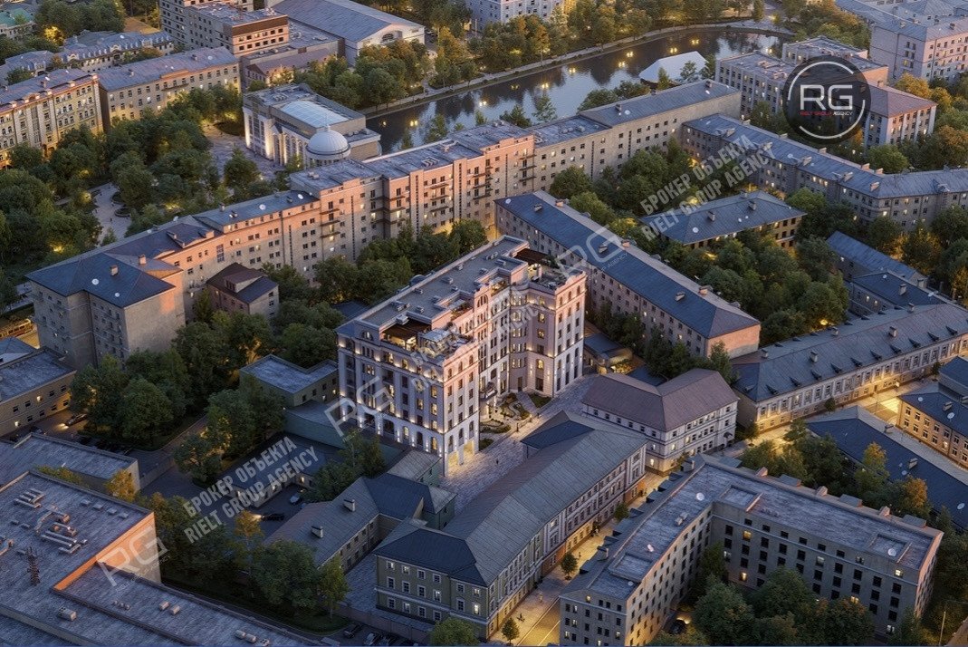 Миниатюра 4, Клубный дом на Чистых прудах, 119 м², Москва, Басманный район, Потаповский пер., д.5