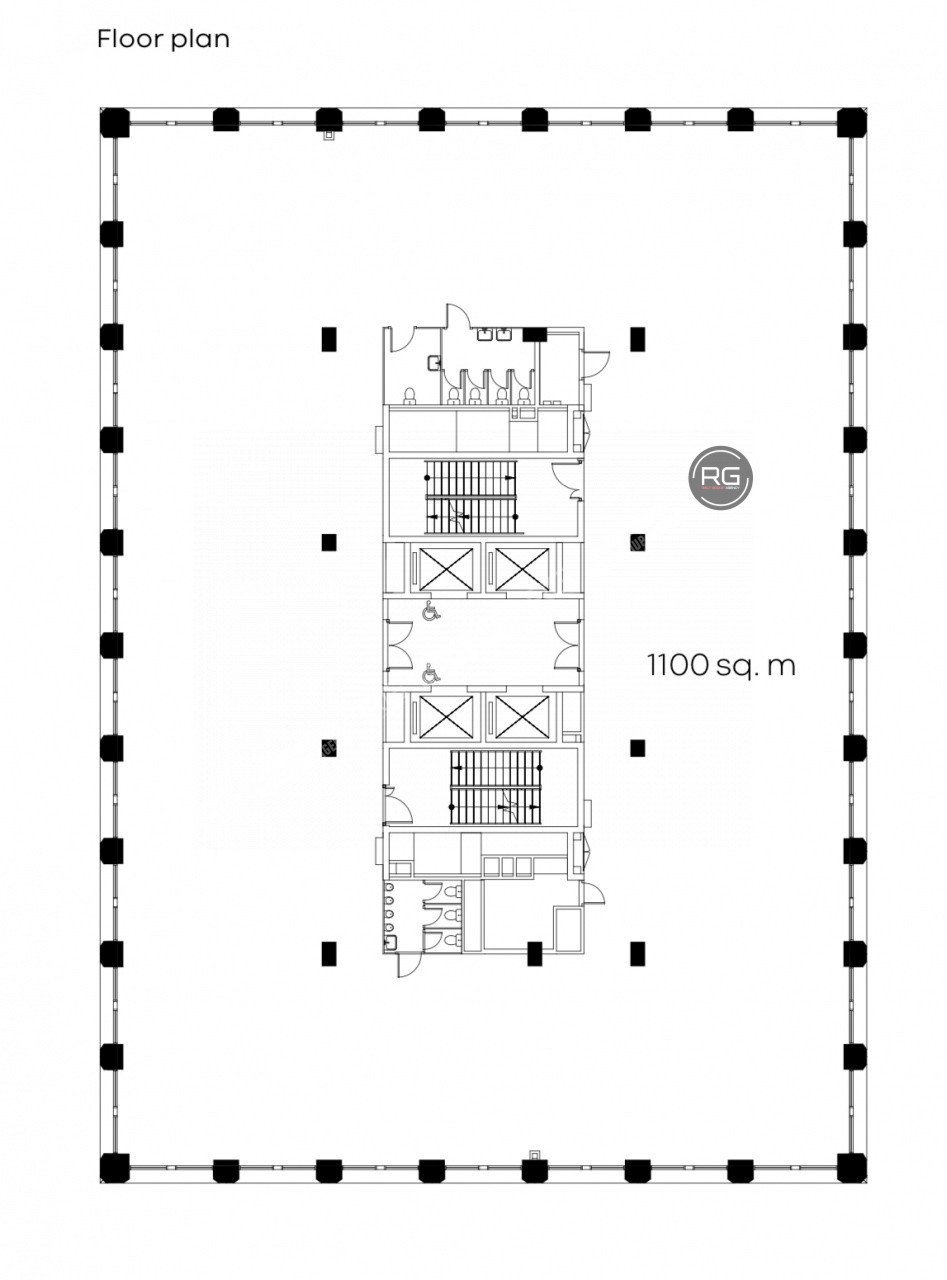 Миниатюра 7, Панорамный этаж в клубном БЦ, 1 102 м², Москва, Савёловский район, Тверская Застава пл.