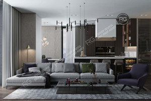 Миниатюра 6, Пентхаус с террасой у Кремля, 241 м², Москва, Тверской район, Дмитровка М. ул., д.5