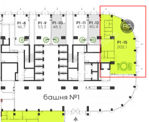 Миниатюра 5, ресторан/магазин у входа в БЦ, 201,5 м², Москва, Савёловский район, Бутырская ул., д.1